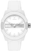 Diesel Herreklokke DZ1981 Double Up Hvit/Gummi Ø43 mm