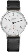 Nomos Glashütte N-282 Ludwig Hvit/Lær Ø36 mm