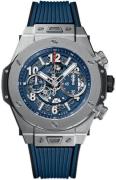 Hublot Herreklokke 411.NX.5179.RX Big Bang 45Mm Blå/Gummi Ø45 mm