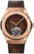 Hublot Herreklokke 505.OX.0500.VR.BER17 Classic Fusion Brun/Gummi