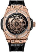 Hublot Dameklokke 465.OS.1118.VR.1204.MXM17 Big Bang 39Mm Sort/Gummi