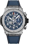 Hublot Herreklokke 441.NX.5179.RX Big Bang 42Mm Blå/Gummi Ø42 mm