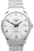 Longines Herreklokke L2.820.4.76.6 Record Sølvfarget/Stål Ø38.5 mm