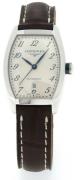 Longines Dameklokke L2.142.4.73.2 Evidenza Sølvfarget/Lær