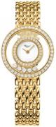 Chopard Dameklokke 205691-0001 Ladies Happy Diamonds Hvit/18 karat