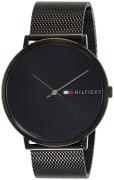 Tommy Hilfiger Herreklokke 1791464 Sort/Stål Ø42 mm