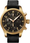 IWC Herreklokke IW387907 Pilots Spitfire Sort/Lær Ø41 mm