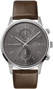 Lacoste Herreklokke 2011066 Grå/Lær Ø43 mm