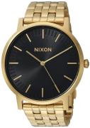 Nixon Herreklokke A10572042-00 Sort/Gulltonet stål Ø40 mm