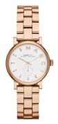 Marc by Marc Jacobs Dameklokke MBM3248 Baker Hvit/Rose-gulltonet