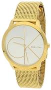 Calvin Klein Herreklokke K3M21526 Minimal Hvit/Gulltonet stål Ø40 mm