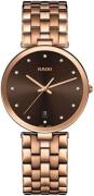 Rado Herreklokke R48889743 Florence Brun/Rose-gulltonet stål Ø38 mm