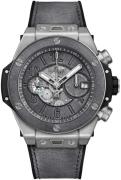 Hublot Herreklokke 421.NX.0500.VR.BER21 Big Bang 44Mm Grå/Gummi Ø44