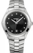 Ebel Herreklokke 1215995 Classic Sport Sort/Stål Ø40 mm