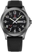 Swiss Military Herreklokke SMP36040.20 Chrono Sort/Gummi Ø42 mm