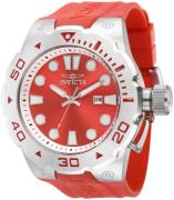 Invicta Herreklokke 36995 Pro Diver Rød/Gummi Ø51 mm