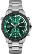 Hugo Boss Herreklokke 1513930 Globetrotter Grønn/Stål Ø46 mm