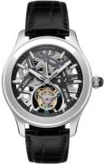 Thomas Earnshaw Herreklokke ES-8144-02 Baily Tourbillon Sort/Lær