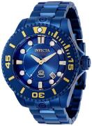 Invicta Herreklokke 34179 Pro Diver Blå/Stål Ø47 mm