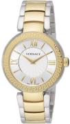 Versace Dameklokke VNC090014 Leda Lady Sølvfarget/Gulltonet stål