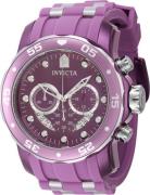 Invicta Herreklokke 40930 Pro Diver Lilla/Stål Ø48 mm