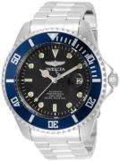 Invicta Herreklokke 35853 Pro Diver Sort/Stål Ø47 mm