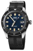 Oris Herreklokke 01 733 7720 4055-07 5 21 26FC Diving Blå/Stål Ø42