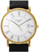 Longines Herreklokke L4.777.6.11.0 Grande Classique Hvit/Lær Ø34 mm