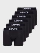 Levis Levis Men Solid Basic Boxer Brief 6P Boxershorts Flerfarget