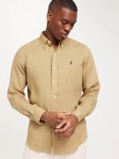 Polo Ralph Lauren Long Sleeve-Sport Shirt Skjorter Beige/Khaki
