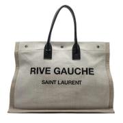 Pre-owned Beige Canvas Yves Saint Laurent Tote