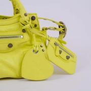 Pre-owned Gult skinn Balenciaga City