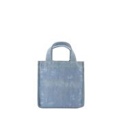 Logo Mini Tote Bag - Blå - Denim