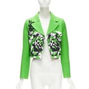 Pre-owned Grønn Polyester Dior jakke