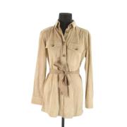 Pre-owned Beige skinn Ralph Lauren jakke