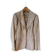 Pre-owned Beige Velvet Stella McCartney Jakke