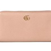 Pre-owned Rosa lerret Gucci lommebok