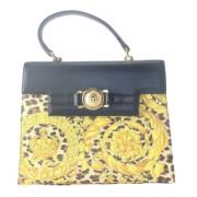 Pre-owned Gult stoff Versace Crossbody Bag