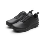 Sort Gaitline Track Leather Sneakers