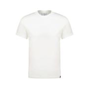 Heritage White Bomull T-skjorte