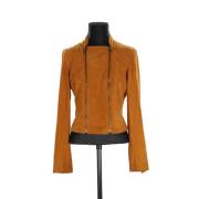 Pre-owned Brun fløyel Dior jakke