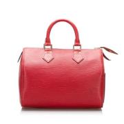 Pre-owned Rødt skinn Louis Vuitton veske