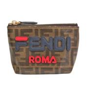 Pre-owned Brunt lerret Fendi Clutch