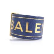 Pre-owned Blå skinn Balenciaga armbånd