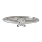 Pre-owned Sølv Platinum Tiffany & Co. Ring