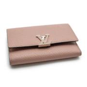 Pre-owned Rosa skinn Louis Vuitton lommebok