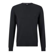 Luksuriøs Merino Crewneck Sweater - Black Collection