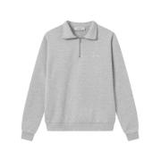 Snow Melange Half-Zip Sweatshirt