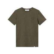 Olive Night Melange/Dusty Moss Grønn T-Skjorte