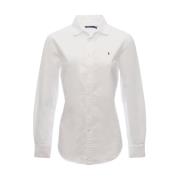 Klassisk Passform Hvit Oxford Skjorte